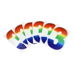 Autocollant personnalisé petit sac de <span class=keywords><strong>vin</strong></span> maison porte enfants alphabet plaques d'immatriculation autocollants en vinyle royaume-uni - Product Image 1