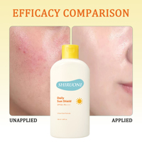 Crème hydratante légère à marque privée, non collante, végane, sans cruauté, écran solaire aux fruits de cactus SPF50+ PA++++