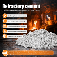 Ciment d'aluminate de calcium blanc haute température Ca 70 75 80, ciment à haute teneur en alumine pour béton réfractaire