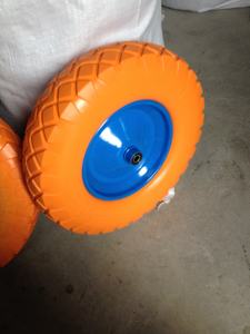 Vendita diretta in fabbrica ruota in schiuma di poliuretano ruota carriola 16 pollici 4.80/<span class=keywords><strong>4.00</strong></span>-<span class=keywords><strong>8</strong></span> con cerchio in plastica/acciaio - Product Image 5