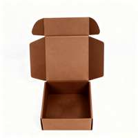 Caja de almacenamiento y envío de comercio electrónico personalizado de cartón corrugado con impresión de cuatro colores, embalaje de regalo en relieve reciclable