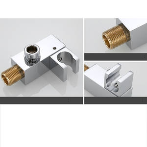 Douille <span class=keywords><strong>de</strong></span> douche carrée Tige <span class=keywords><strong>de</strong></span> bouche Supports <span class=keywords><strong>de</strong></span> pommeau <span class=keywords><strong>de</strong></span> douche essentiels Robinets <span class=keywords><strong>de</strong></span> douche <span class=keywords><strong>de</strong></span> bain - Product Image 5