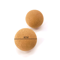 Komfortabler Tiefengewebe-Massageball aus Eichenholz für Arm- und Schulterentlastung Tägliche Wellness-Routine Fußreflexzonen Yoga-Ball in Verschiedenen Größen Unisex