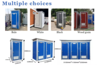 Toilettes mobiles à bas prix, toilettes à monnayeur, toilettes extérieures, unité pratique pour gares routières et ferroviaires