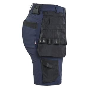 BLAKLADER - 712416458699C50 Pantalones cortos artesanos para mujer 4 vías stretch Dark Navy/Black-PANTALÓN DE TRABAJO EAN 7330509922484 PANTALONES CORTOS DE TRABAJO - Product Image 4