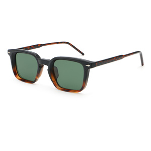 Gafas de Sol Cuadradas Estilo Europeo Americano para Hombre y Mujer, Lentes Polarizadas UV400, Protección Solar Versátil - Product Image 3