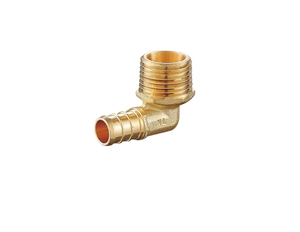 Заводская цена <span class=keywords><strong>ASTM</strong></span> <span class=keywords><strong>F1807</strong></span> без свинца латунь PEX локоть 1 "X 1" обжимной фитинг для труб PEX - Product Image 5