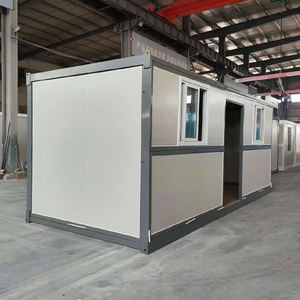 Casas de contenedores plegables prefabricadas triangulares personalizadas de fábrica casas de vida modulares plegables apilables prefabricadas de 20 pies y 40 pies - Product Image 3