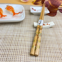 Ensemble de vaisselle à sushi personnalisé de luxe fleur de prunier baguettes écologiques repose-baguettes assiettes à vaisselle pour présentations
