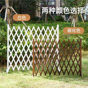 Valla de madera blanca para exteriores, anticorrosiva, para patios, jardines, barandillas de malla retráctiles, cercas de madera, corrales para perros - Product Image 4