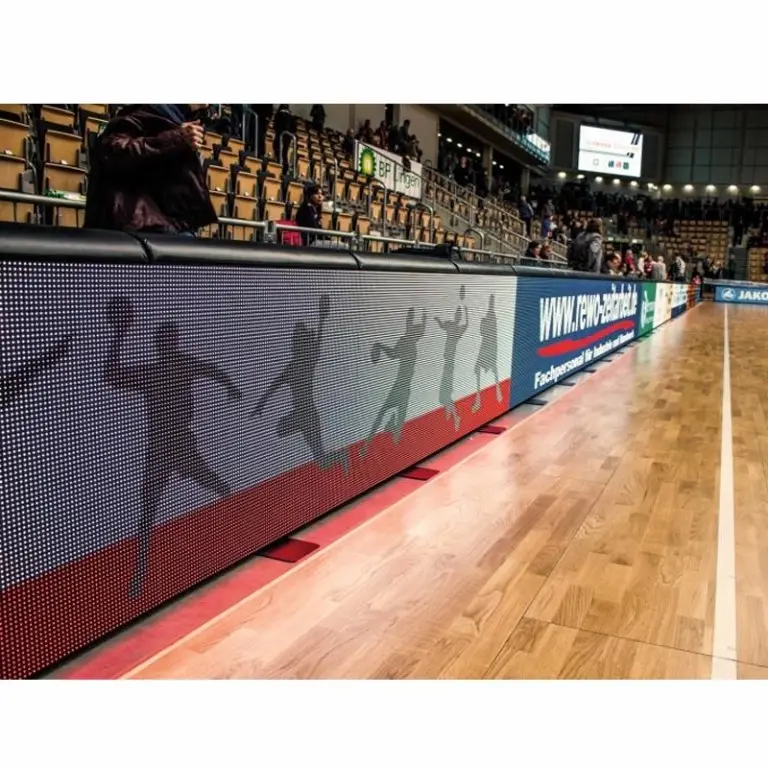 Sport basket calcio calcio Led Video Wall Panel P6 P8 P10 10mm stadio perimetrale pubblicità schermo di visualizzazione a Led