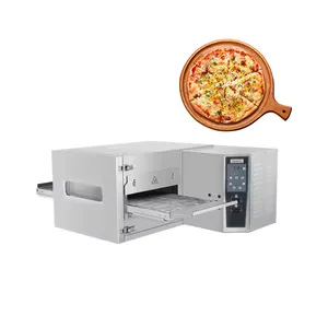 Thương mại điện lò nướng bánh pizza để bán 12 18 32 inch Lò nướng bánh Pizza Maker Máy Băng Tải Lò nướng bánh pizza với xoay đá