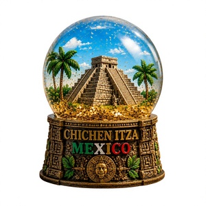 Decoración para el Hogar de Poliresina Pintada a Mano con Diseño Personalizado de <span class=keywords><strong>Chichen</strong></span> Itza, México, Ecológica, Recuerdo, Decoración Festiva, Regalo - Product Image 1