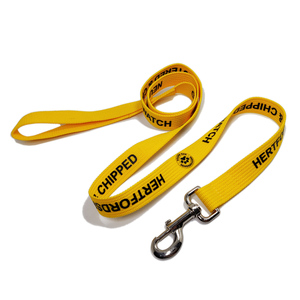 Correa para Mascotas Personalizada con Logotipo, Duradera, de Poliéster Estampado, Suave, con Gancho Metálico Resistente para Perros y Gatos, Accesorios para Pasear - Product Image 1