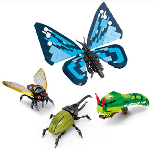Kai Zhi Ky800421-4 Série Insectes et Animaux Modèle Papillon et Chenille en Plastique ABS <span class=keywords><strong>Jouet</strong></span> Éducatif à Assembler pour Enfants de 8 à 13 Ans - Product Image 5
