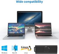 Lecteur de carte à puce USB haute vitesse pour adaptateur de carte ID IC EMV CAC