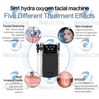Limpiador Facial Newstyle Skin Scrubber Hydro 5 en 1, Microdermoabrasión, Hidrofacial, Máquina de Limpieza Facial con Vacío, Limpieza Profunda, Cuidado de la Piel