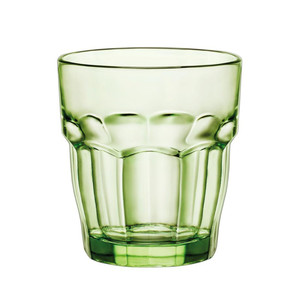 Vaso de Bar Bormioli Rocco Green Rock, 27 cl, Templado, Altura 9.3 cm, Diámetro 8.4 cm - Product Image 1