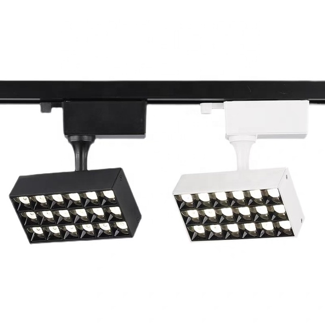 Modern 27W LED Magnetic Focus Track Light Adjustable Surface Mount 3000K-6000K 360 Degree Rotating Cob Chip Ambient Lighting