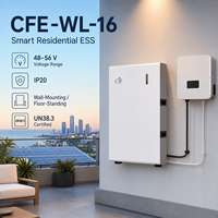 Batterie de stockage d'énergie résidentielle CFE WL-16 Split 16 kWh 51,2 V 314 Ah LiFePO4 avec communication CAN, jusqu'à 8 unités en parallèle