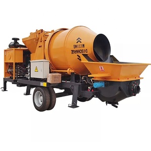 محرك ديزل لتشييد المباني Beton JBS40 40m 3/h مضخة خرسانة مركزية ومضخة خرسانية - Product Image 2