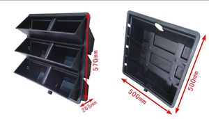 Macetas Verticales Cuadradas para Paredes y Fachadas, Proyectos de Jardinería para el Hogar, Uso en Paisajismo, Plástico Negro, Larga Vida Útil - Product Image 3