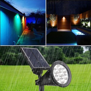 Nouvelle Lampe Solaire Extérieure à LED 6000K Lumière du Jour, Indice de Protection IP44, Angle de Faisceau 45°, à Piquer dans le Sol, Autonomie 6-8 Heures, Éclairage de Jardin - Product Image 4