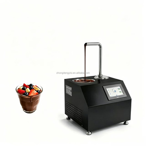 Commercial Grade 5.5L Stainless Steel <strong>Chocolate</strong> Temperer with Waterfall Dispensing Function,for Small Batch <strong>Chocolate</strong> Production - Product Image 2