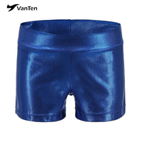 Shorts brillants pour femmes, prix d'usine, logo personnalisé, shorts de danse scintillants pour la gymnastique, échauffement