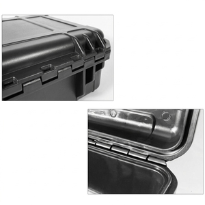 Étui de transport rigide en nylon noir, étanche, boîte de rangement protectrice, étui de transport portable pour équipement, pour usage industriel extérieur - Product Image 4