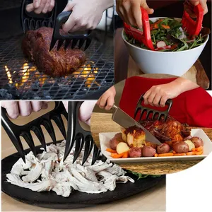 Set Of 2 BBQ Meat Pulled Pork Shredder Claws Grill Meat Claws