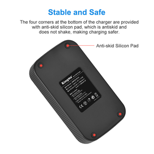 KingMa-Batería de NP-W235 NPW235 y BM058, nuevo kit de cargador dual <span class=keywords><strong>LCD</strong></span> inteligente para Fujifilm T-X4 TX4 - Product Image 6