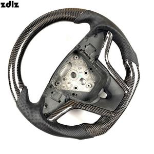 Volant pour <span class=keywords><strong>Chevrolet</strong></span> Cruze Malibuxl Explorer Orlando Cavalier, personnalisation du volant en fibre de carbone - Product Image 2