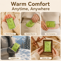 Pack chauffant réutilisable et durable en acétate de sodium pour les trajets hivernaux, le cyclisme, les promenades d'hiver, le camping, la randonnée, les événements sportifs en plein air