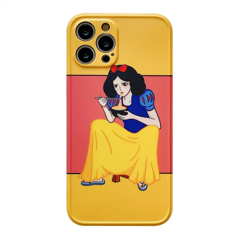 Sexy Cool Girl Princess Spoof Funny Mobile Cell Phone Cover For Apple iPhone 12 13 Pro Max IMD Soft Protective Case