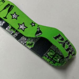 Pulsera de Tela Personalizada de Poliéster para Identificación VIP, Invitación, Entrada - Product Image 6
