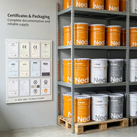 Résines époxy colorées auto-nivelantes, certifiées IEC Rohs, faible teneur en COV, sans poussière, antidérapantes, pour revêtement de sol de pièce, base en béton