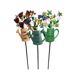 Outdoor Home Decoratieve Van Ladybird Tuin Metalen Decoratieve Plant Guard Vogel Yard Tuin Stakes Solar Licht Decoratie - Product Image 3