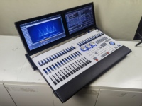 Console d'éclairage pliable ST6 Mini Sapphire avec faders motorisés, système Titan portable, contrôleur d'éclairage de scène DMX