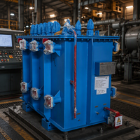 Transformateur de puissance triphasé à enroulement en cuivre 50Hz à performance stable pour l'industrie de la fonderie