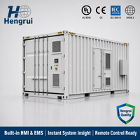 Conteneur BESS 40 pieds 5 MWh pour stockage d'énergie solaire, avec EMS intelligent, PCS haute tension 1500 Vcc et cellules de qualité A pour énergies renouvelables