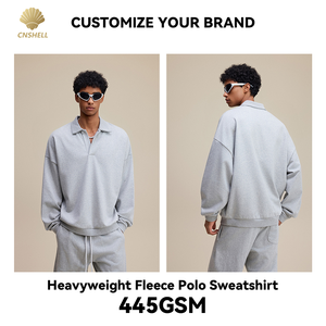 <span class=keywords><strong>Felpa</strong></span> da <span class=keywords><strong>uomo</strong></span> oversize oversize per <span class=keywords><strong>Polo</strong></span> in grigio all'uncinetto con funzione Anti-strizzacervelli - Product Image 3