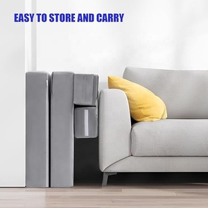 लोकप्रिय मल्टीफ़ंक्शन फोम फोल्ड सोफा बिस्तर अतिथि सोफे के साथ तकिया की कुर्सी के साथ सांस लेने योग्य कवर के साथ - Product Image 5