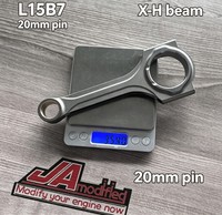 Bielle de connexion X-H L15B7 en acier forgé 4340, axe de 20 mm, boulon 3/8, entre centres de 140,8 mm pour mise à niveau moteur