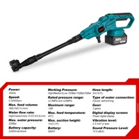 Nettoyeur Haute Pression Électrique sans Balais ONEVAN 3500W 200 Bars, Outil d'Arrosage et Pistolet de Lavage de Voiture pour Batterie Makita 18V