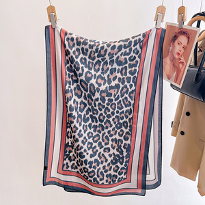 Leopard Print <b>Women</b> Scarf Soft Lightweight <b>Shawl</b> <b>Wrap</b> Fashion Ladies Neck Scarves For Daily Wear - Product Image 4