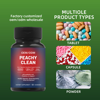 Gummies de soutien digestif à base de plantes pour adultes OEM ODM, riches en protéines, prébiotiques et probiotiques, favorisant la santé intestinale et le soutien immunitaire