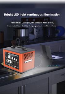 Портативная электростанция Best Buy MPX10 500 Вт, литий-ионная, с солнечной панелью и функцией запуска двигателя для автопутешествий, кемпинга, кипячения воды и приготовления пищи - Product Image 2