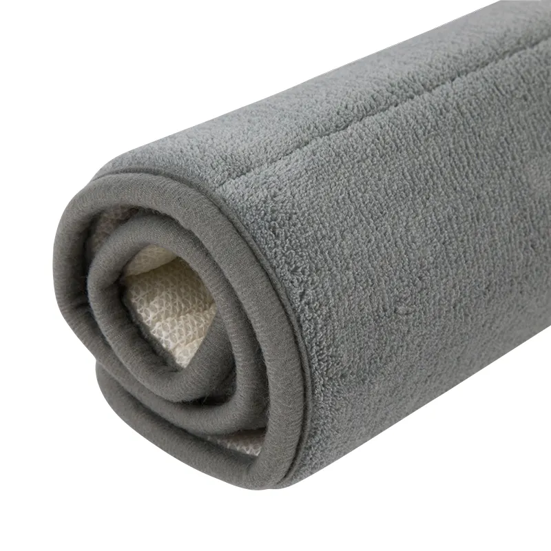Hermoso baño Mutil funcional colorido personalizado alfombra gris felpa espuma de memoria antideslizante absorbente piso chico baño alfombra alfombras de baño