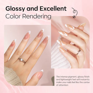 Poudre acrylique rose nude en vrac KUDAN pour ongles, produits professionnels de salon, poudre acrylique pour ongles - Product Image 4